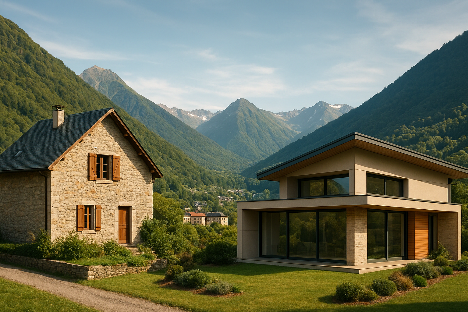 Immobilier neuf ou ancien dans les Pyrénées : que choisir en 2026 ?